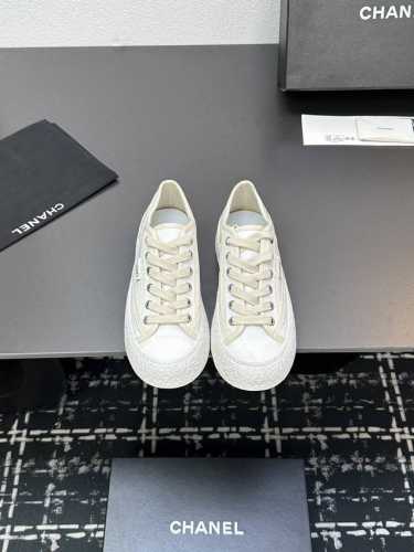 chanel.Vintage 香奈儿2025早春新款 中古运动厚底饼干鞋休闲鞋太有范儿了 复古Coco女鞋.一直以来异常的盛行. 这款致敬经典系列 上脚超好看