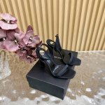 顶级品质 2025早春新款Saint Laurent Ysl圣罗兰拼色高跟凉鞋 ysl姐姐的美丽尤物高跟鞋 又是人间圣罗兰 Rose同款的小方头 高跟鞋化很好修