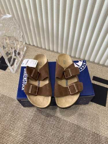 Birkenstock 勃肯boston真皮软木拖鞋博肯沙滩情侣拖鞋 鞋面：原版牛皮京垫脚牛皮京 大底：Eva 橡胶发泡 码数：35-45