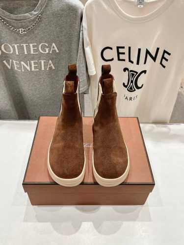 高版本出厂 皮里 毛里 Loropiana LP诺悠翩雅24ss秋冬新款 Lakeside 牛皮切尔西短靴 这款短靴采用头层牛皮制成，十分耐用且柔软，上脚非常舒