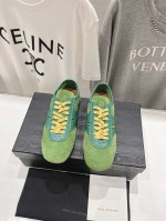 高版本出厂 Dries Van Noten 情侣款#Dvn德训鞋阿甘鞋复古休闲鞋，最近的爆款 很多明星私服穿搭 简约的设计既复古又简约 皮料选用进口牛皮 整个版