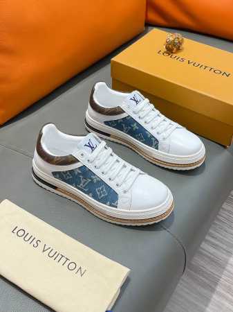 商品名称：Louis Vuitton 路易 威登 正规码数: 38-44 休闲鞋 商品材料：精选 牛皮鞋面，柔软羊皮垫脚；原厂大底。 - 点击图像关闭