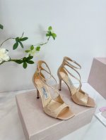 出厂 Jimmy Choo 吉米周 是一个非常全面之尊贵时尚生活品牌 香港,美国等大时尚博主及明星的同款表带女士高跟 中跟 平跟后空凉鞋系列 澳大利亚尖头 圆头