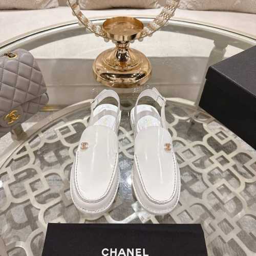 工厂p价 女装女鞋 运动原单 2025Ss Chane* Coco小香开边珠牛皮乐福鞋凉鞋 原单品质高版本精选意大利开边珠牛皮，以抛光工艺淬炼出珍珠般柔润光泽。