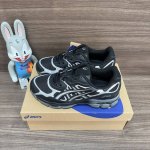Needles X Asics Gel-Nyc 皮革 炫酷 减震防滑耐磨 低帮 生活休闲鞋 黑银 货号: 1203A280-002 包装:全套得物配件毒盒配纯棉