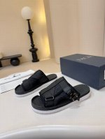 工厂p价 Dio*～家经典男士拖鞋，高端精品，原版材质，鞋面纯棉印花帆布，完美五金精细做工，鞋底超软，休闲宽松舒适型，夏季必入哦！ 38-45