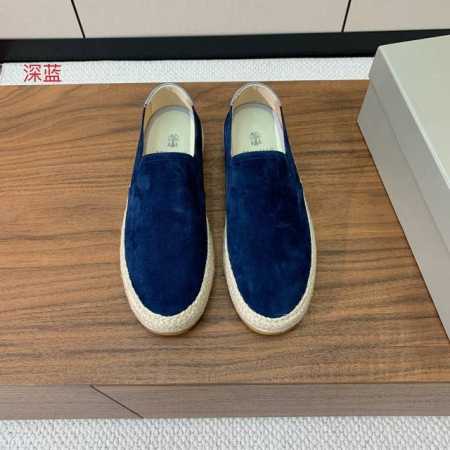 BRUNELL* CUCINELL* 男款渔夫鞋。简约时尚。鞋面羊京，牛皮内里，高密度弹力乳胶 可拆卸独立高弹力乳胶鞋垫 原版大底。 码数：39-46 39、4 - 点击图像关闭