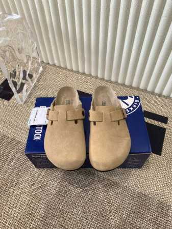 情侣款birkenstock 勃肯 包头半拖鞋人体工程学设计 软木乳胶鞋床 轻便舒适 脚感满分 脚蹬上就能走 穿脱超方便。码数：35-45 - 点击图像关闭