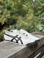 福利特价 160 Asics Onitsuka Tiger 亚瑟士 鬼冢虎系带皮面懒人鞋 #原装系带皮面 原装四联吊牌 中底纸板钢印 日系轻便运动休闲鞋 编码: