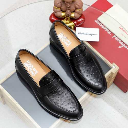 工厂价 菲拉格幕 Ferragamo 新款男士休闲套脚鞋官网原版1:1开模，原单品质做工精细，高端奢华鞋面采用进口意大利头层牛皮奢华水染皮内里橡胶耐磨防滑大底，
