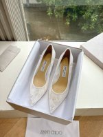 G987所见即所得Jimmycho*吉米周25S早春爆品 顶版 尖头水钻中空高跟鞋 这也太仙了叭 像艺术品一样美到窒息的很生动形象 很温柔很仙女 仿佛能闻到花的