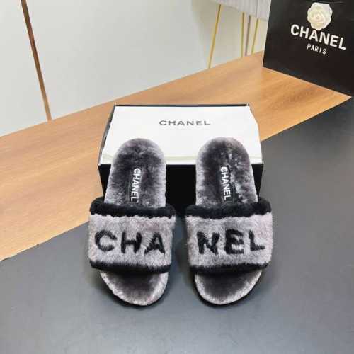 顶级版本 chanel 香奈儿 专柜同步新款厚底毛拖鞋 羊毛拖鞋 秋冬系列火爆上新，这一季毛拖香家小爆款！ 认准我家细节实力拍 专柜买版按正品1：1复制， 细节