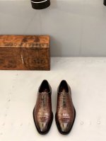 Stefano Ricci史蒂芬劳 尼治高端男士正装休闲皮鞋 高端大气 私家开模定制原版品牌五金扣装饰 小牛皮透气内里 原版真皮大底 size 39-46 38