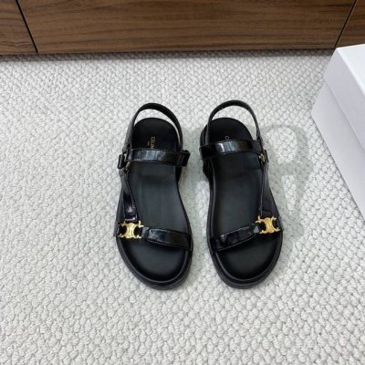 celi*E凯旋门复古罗马凉鞋 原版楦型 调试N次 这款上脚绝对Vintage复古风味十足 鞋面头层牛皮 原版多层组合大底 真皮沿条 码数 34-42 34 4