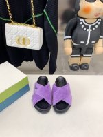 Marni 玛尼24秋冬毛毛交叉带拖鞋，原版开发 顶级版本 所有细节都和正品一致，搭配袜子穿很炸可爱到不要不要的 时髦又百搭的设计随便搭配也不会出错 秋冬必须入
