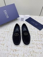 出厂 高版本 迪奥Dior25春夏新款 休闲皮鞋 专柜新款同步 精致手工缝线 做工细节堪比专柜 原版橡胶大底 水染牛皮内里 稀罕防臭 码数：39–46 45-4