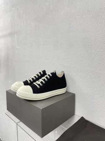 宽带 Rick Owens-24Fw 厚底 Ro 系列 牛皮面 情侣款 高品质 黑色进口绒布 皮质 Rick Owens 2022到2024至今的大热款 懂得都 - 点击图像关闭