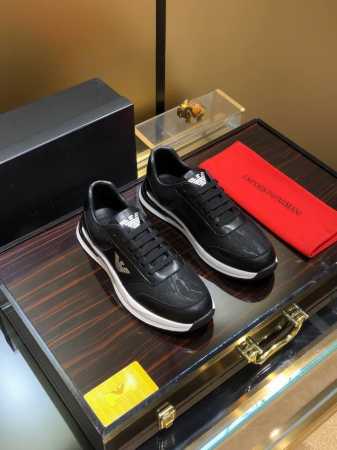 商品名称：Armani 阿玛尼 正规码数: 38-44 休闲鞋 商品材料：精选 牛皮鞋面，柔软羊皮垫脚；原厂特供大底。 - 点击图像关闭