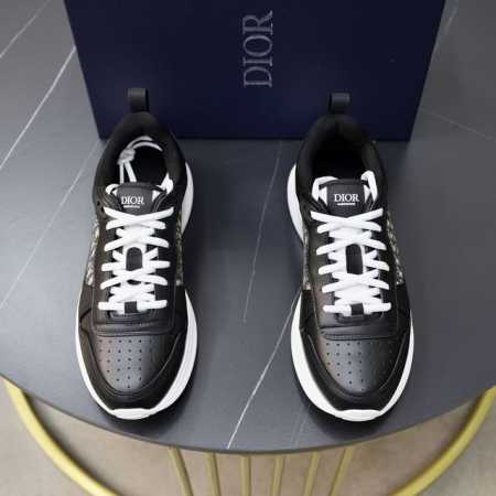 Dior 迪奥 -高端品质 原单 -鞋面：纳帕小牛皮、品牌图腾网布、鞋舌品牌塑胶logo -内里：垫脚；高韧性布匹 -大底：超轻tpu发泡 橡胶：双色成型大底 - 点击图像关闭