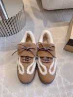 出厂价 UGG新款羊毛保暖系带休闲鞋 超级厚实保暖 经典百搭款 鞋面牛反绒 内里垫脚进口澳洲一体羊皮毛 尺码35-39 40定做