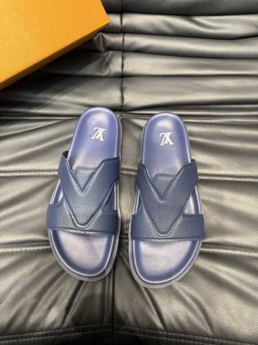 调工厂P价 男装男鞋 运动原单 38-45 Louis V*高端精品 奢品拖鞋，1:1高端品质，休闲阳光宽松舒适型，最高版本高品质精品，经夏季必入哦！