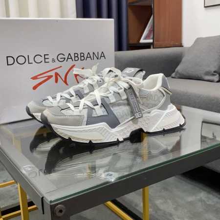 商品商标 Dolce&Gabbana 杜嘉&班纳 正码码数 38-44，45定做 商品材料 鞋面意大利牛皮拼接布料鞋面，羊皮垫网布内里，鞋底：原厂特供原版橡胶组 - 点击图像关闭