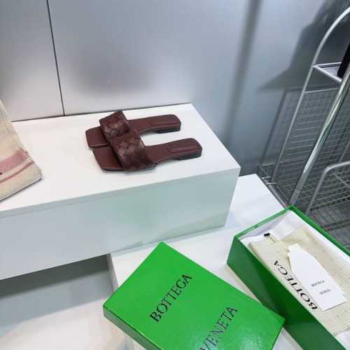 高品质出厂 顶级品质Bottega Veneta葆蝶家25春夏新款Bv Blink编织简易方头平底拖鞋系列 重工全真皮手工编织 简直Bv最新天花板啦 百搭春夏配