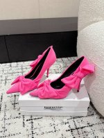 390 Balenciagia 25 巴黎世家新款真丝布單鞋拖鞋系列！ 这款鞋型是淑女尖头单鞋上脚美爆又百搭 Ins爆款 原版购入开模，定制鞋面原版一比一真丝布