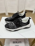 Berluti布鲁提 高端精品男士运动鞋 意大利进口擦色手绘皮胚 古法手工染色工艺 内里顶级牛皮 进口私模大底 线条简约 经典百搭 size 38-46 45定