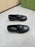 Gucci 古驰 -高端品质 原单正装皮鞋 -鞋面 进口纳帕小牛皮 鞋丹手工串缝马克线 品牌金属扣件装饰 -内里 水染牛皮 -大底 超轻真皮 橡胶 组合成型真皮