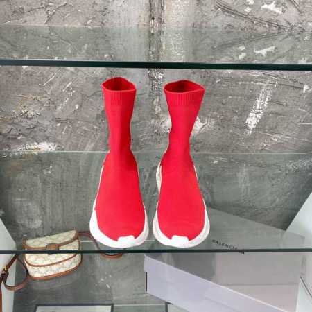 情侣款Balenciaga 袜子鞋顶级版本，重工打造！金属弹簧增高减震大底设计 超显脚长脚细 码数：35-45 - 点击图像关闭