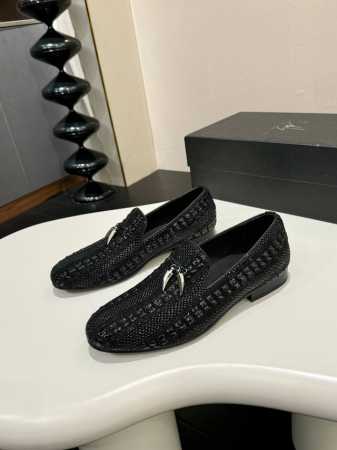 Giuseppe Zanotti 朱塞佩 萨诺第,顶级高端男鞋，GZ真皮磨砂大底皮鞋，鞋面进口牛皮纯手工打造，内里进口水染牛皮，固特异手工真皮磨砂大底 Size - 点击图像关闭