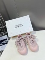Alexander McQUEEN麦昆 秋冬最新 flexion 系列复古休闲情侣款运动鞋 原版开发 做货 这款flexion white 色调粒面皮革低帮运动