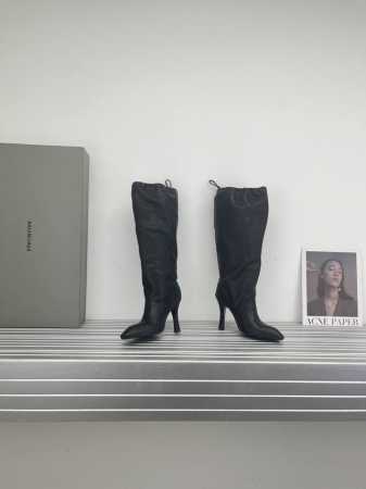 最高版出厂 秋冬新款巴黎世家长筒堆堆靴 Balenciaga Falkon抽绳长筒靴 各大博主倾情推荐神靴 韩国新晋女神韩素希巴黎时装周同款 时髦精梅三观同款， - 点击图像关闭