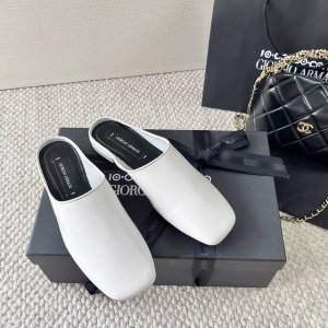 凉拖 半拖 单鞋 giorgio Armani X 10 Corso Como 25年 乔治阿玛尼 联名款平底凉拖鞋 方头女巫平底单鞋 穆勒半拖鞋 正码35-3