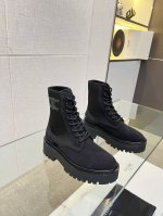 Celine 23ss新品头层牛皮后跟拉链短靴，头层牛皮面，牛皮、羊皮内里垫脚35-41， 40.41定做