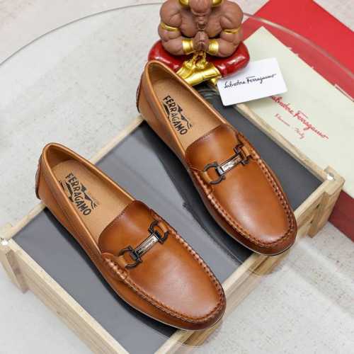 工厂P价 Ferragamo 菲拉格慕 爆款时尚休闲套脚鞋官网专柜1:1制作，原版开模好质量看得见，进口高端头层小牛皮，奢华猪皮内里纹路很清优质防水防滑耐磨大底