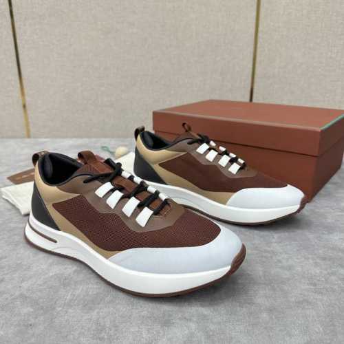 出厂价 实价 Lp 家新品 Loro Pian* 诺悠*翩雅 Week End Walk 男士网面牛皮拼接休闲运动鞋 官方售价 Rmb 27,400 这款休闲鞋