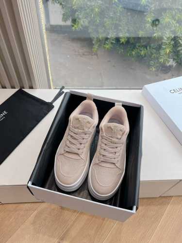 G039现货供应CELINE思琳赛琳厚底面包鞋2024女凯旋门徽标系带356853简单舒服，干净利落，增高显腿细，无论是单穿还是搭配阔腿裤，高街又复古一起来做C