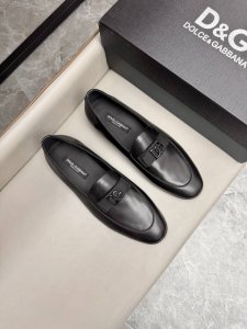 dolce & Gabbana 杜嘉班纳标牌 Mino 小皮鞋，进口小牛皮面料，水染小牛皮内里，原版超轻真皮大底，码数：39-44， 38，45，46定做