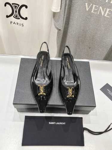 高版本出厂380 Saint Laurent 圣罗兰Ysl 25Ss早秋大热全新平底单鞋！ 经典Cassander复古Logo搭配野性自由高雅性感并存，收男也收