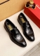 商品商标：Ferragamo 菲拉格慕 休闲皮鞋 正码码数: 39-44 38.45.46订制 商品材料：精选 进口头层开边珠牛皮鞋面+奢华五金扣，进口水染牛皮