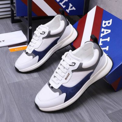 商品商标：Bally 巴利 休闲鞋 正码码数: 38-44 商品材料：精选优质牛皮拼接鞋面 羊皮内里 橡胶大底