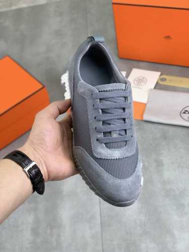 工厂p价p 实价 顶级版本 原单 Hermes爱马仕情侣款 Drift Sneaker 秋季新款休闲运动鞋 原版购入开发 做货 H家男士经典系列 科技透气面料搭