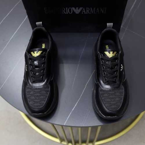 出厂价Pp： 品牌：阿玛尼 标准码：38-44 45订做 等级：官网同款 材料：原版皮料拼接品牌布匹 舒适透气内里 轻便耐磨运动大底 款式类别：男士时尚休闲鞋