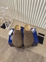 情侣款birkenstock 勃肯 包头半拖鞋人体工程学设计 软木乳胶鞋床 轻便舒适 脚感满分 脚蹬上就能走 穿脱超方便。码数：35-45