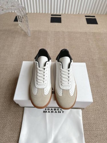 Isabel Marant 绑带小白鞋小白鞋 一年四季可穿 面料:顶级丝绸牛皮 内里:进口混种羊皮 大底私模 码数 34-40