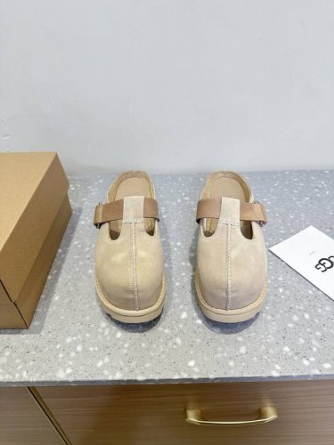 ugg 小众潮牌 25Ss春夏新款 金星克罗格 厚底 玛丽珍 博肯 半拖 谁懂七厘米增高带来的快乐，这么高的底还这么轻谁又懂！搭配一套盐系可露丽穿搭风穿搭真的美