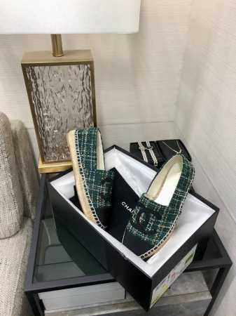 出厂价 顶级 品质2025渔夫鞋 小香风布料 小羊皮内里 垫脚 手工编织麻绳橡胶大底 SIZE：35-41 40 41定做不退换 原版包装配套 - 点击图像关闭