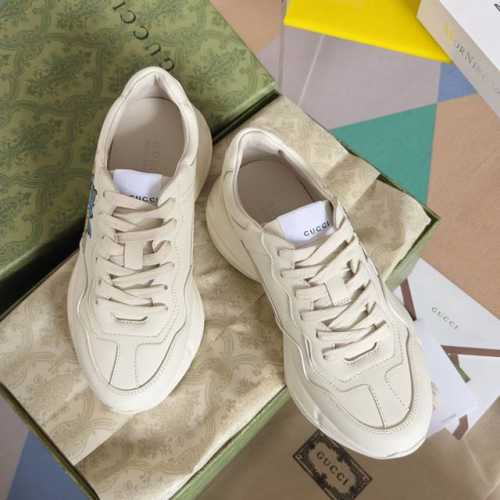 顶级版本：510 Gucci古驰G家 Rhyton系列 龙年限定 双G 老爹鞋 情侣款 厚底 休闲 运动鞋 原版购入开发 做货 这款Rhyton系列运动鞋采用象